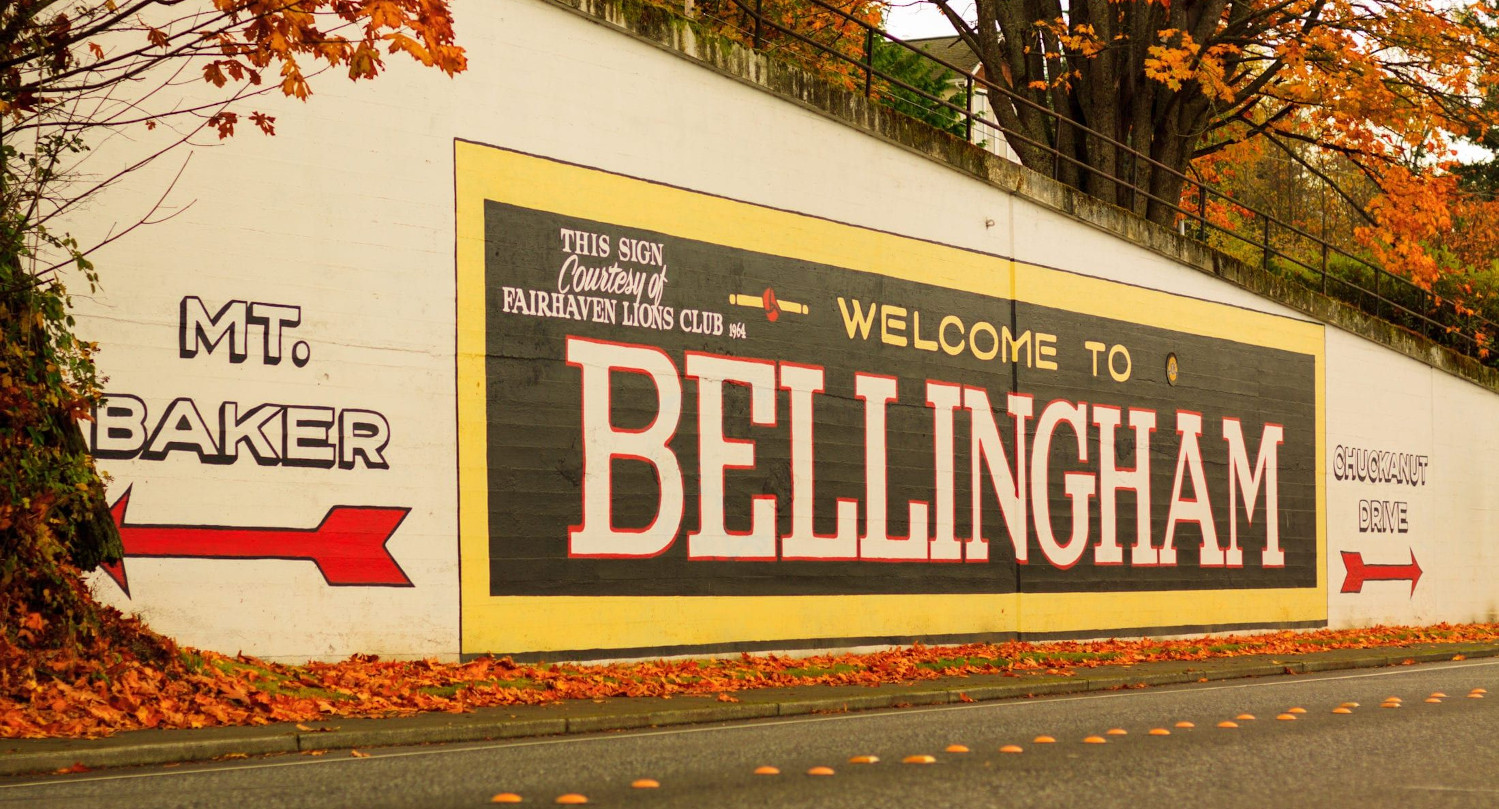 Welcome To Bellingham Sign